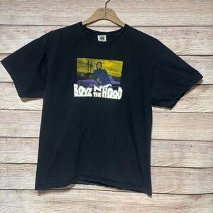 Cross Colours Boyz N The Hood T-Shirt Ice Cube Black Size L 90s Rap Tee